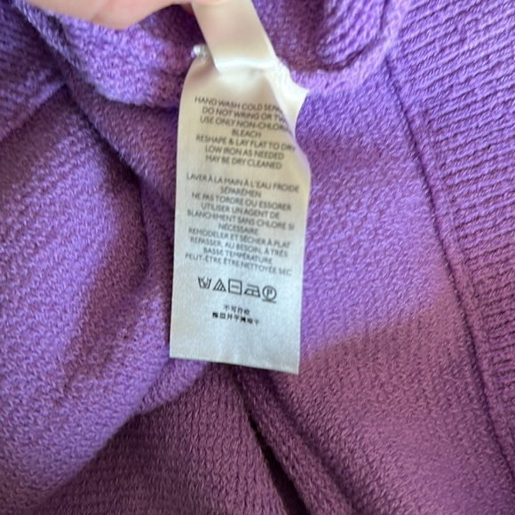 Free People Ottoman Tunic Sweater Purple Lavender - Picture 5 of 6